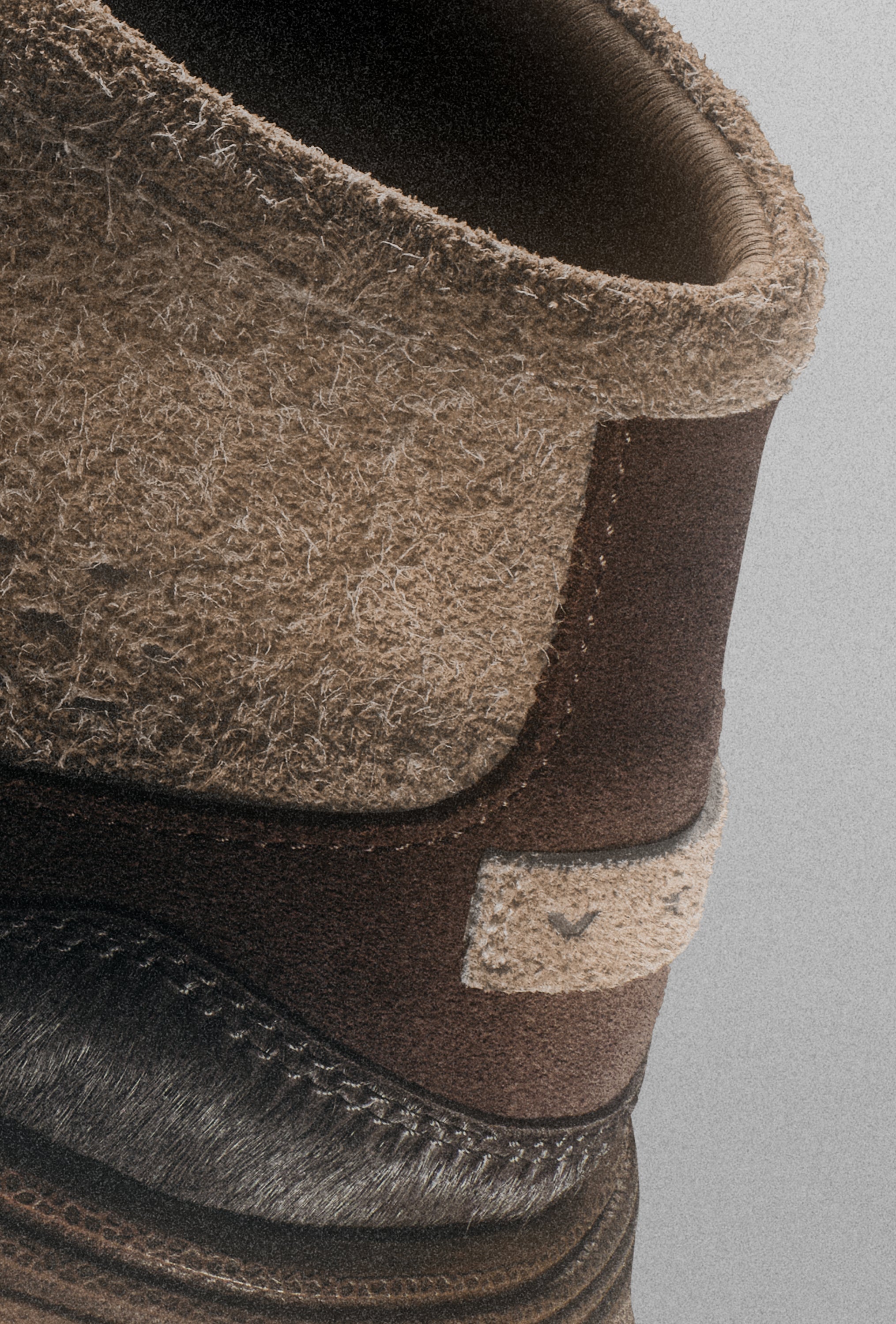 111 WALLABEE SUEDE TEXTURE BEIGE